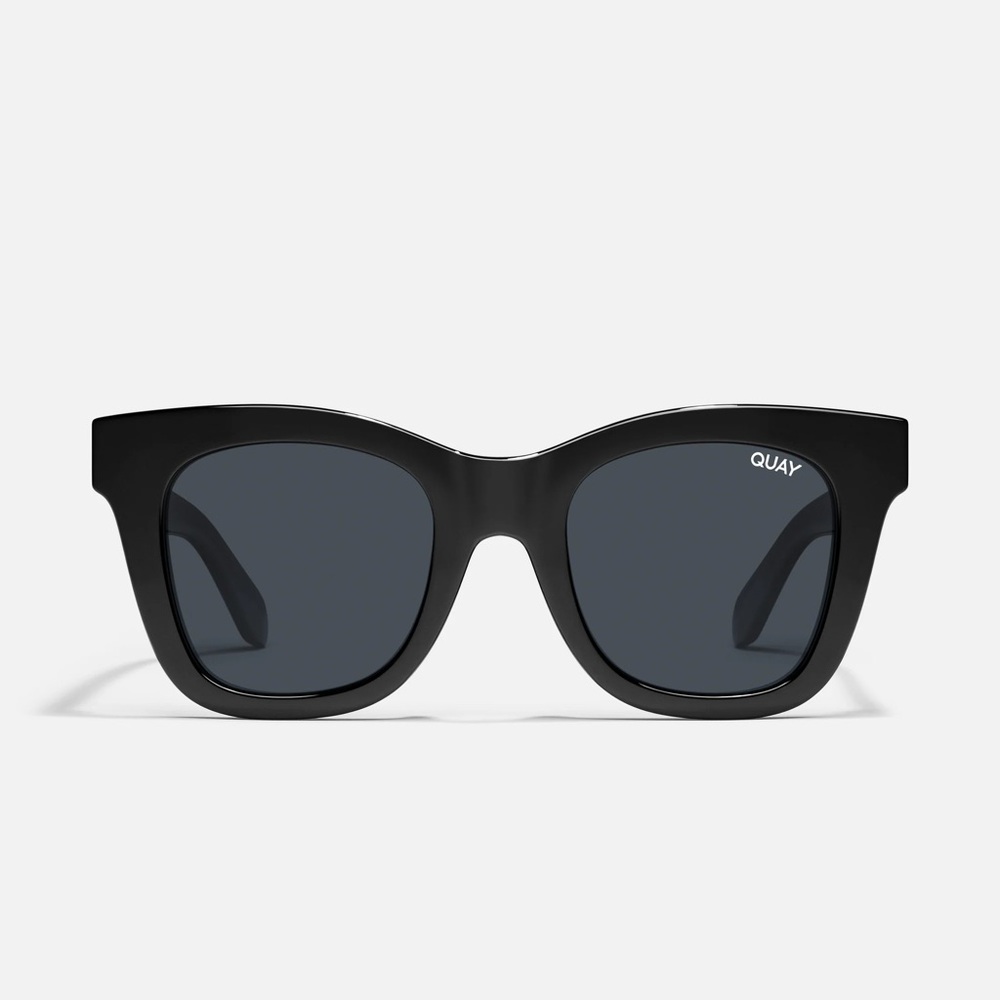 Quay Australia After Hours Polarized Sunglasses GLOSSY BLACK New